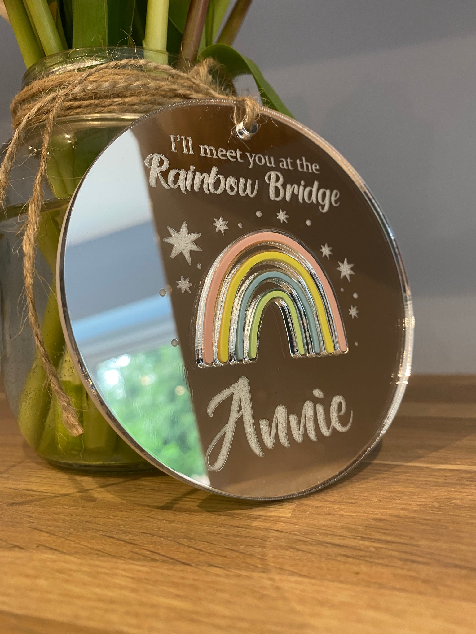 Rainbow bridge hot sale plaque